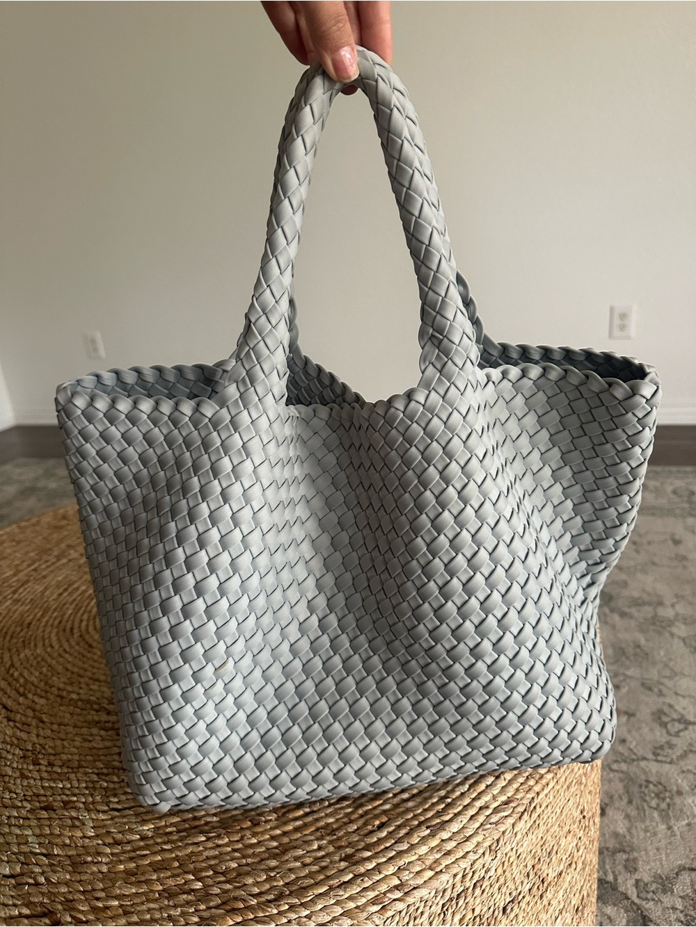 Naghedi Glacier Blue St Barths Medium Tote
